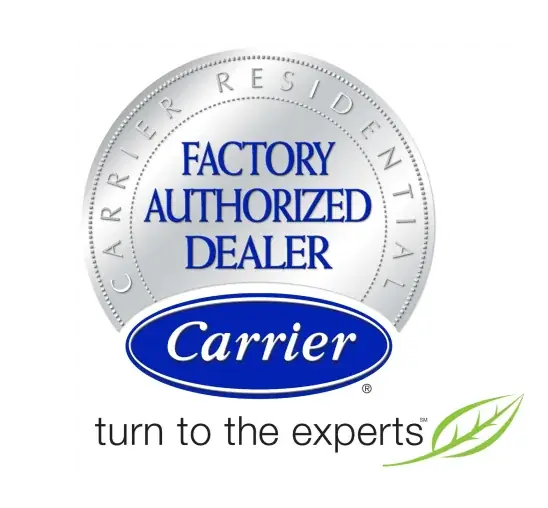 Carrier Factory Authorized Dealer seal